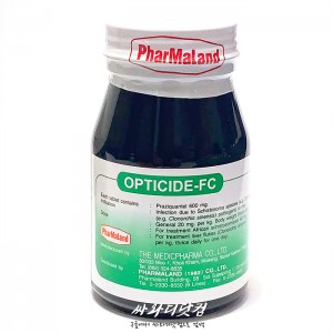 (할인★100정)디스토시드 프라지콴텔 Distoside Praziquantel 600mg